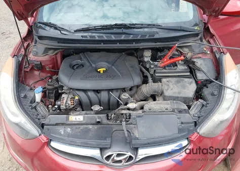 2013 Hyundai Elantra Gls из США, поврежденный, VIN 5NPDH4AE1DH390708